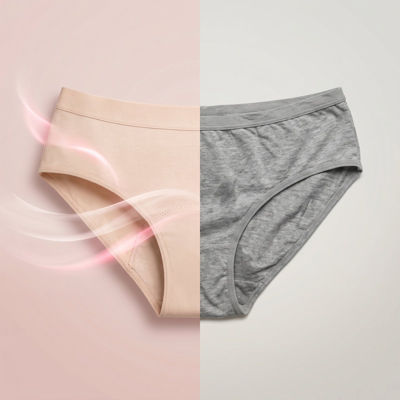 Bamboo fiber underwear comparison visual